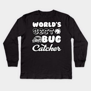 Gotta Catch em All - Best Bug Catcher Typography Kids Long Sleeve T-Shirt